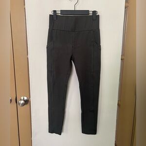 Lou‎ & Grey for Loft Womens Small Green Pocket Ponte Leggings